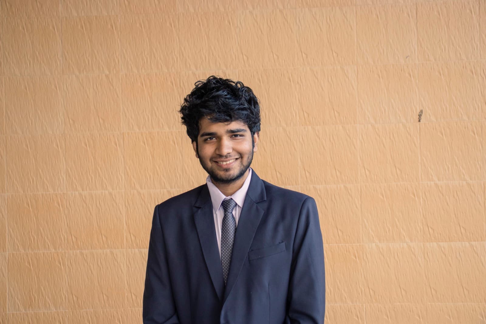 Aryan at a tech event